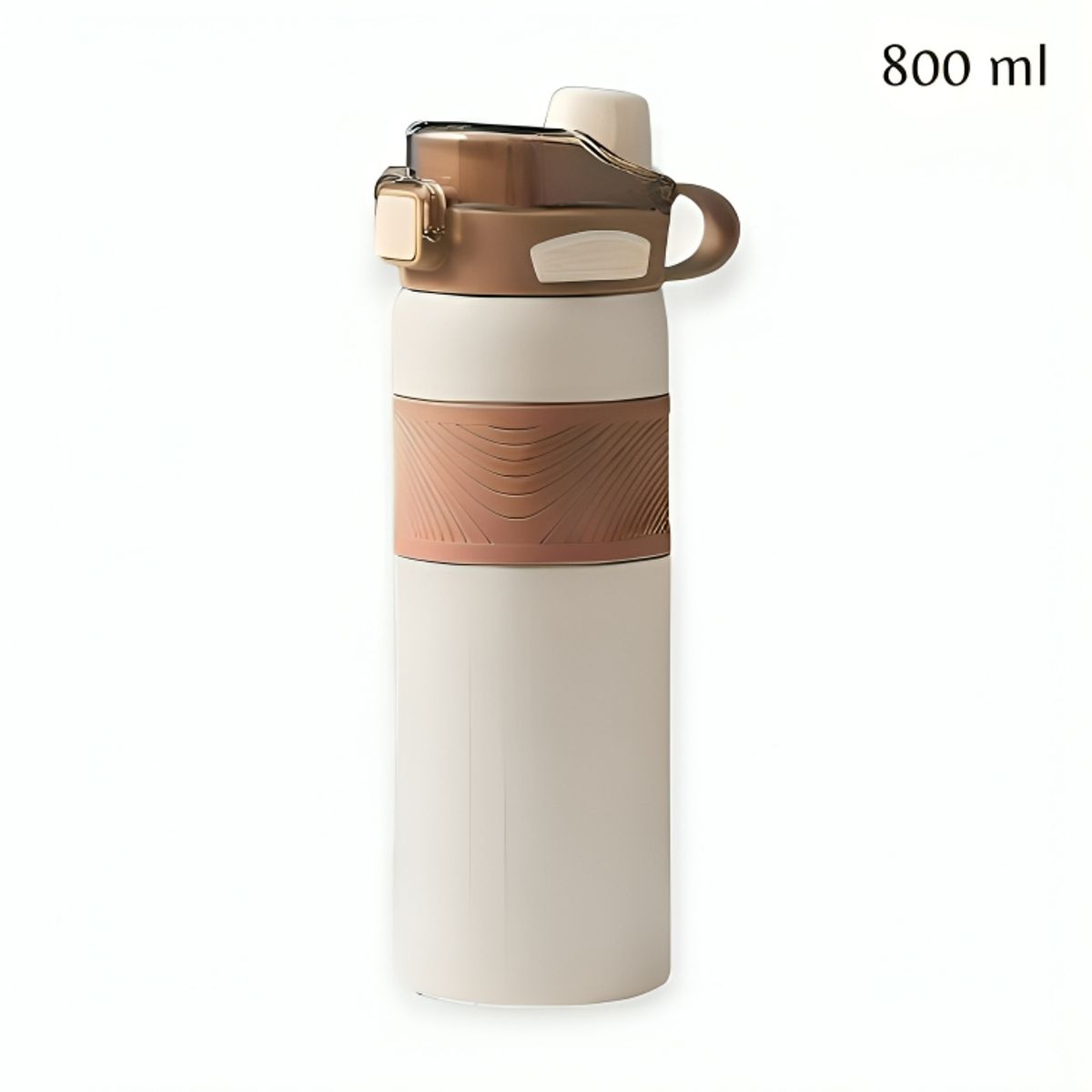 GENERICO - Termo Tomatodo Doble Pico de Acero Inoxidable de 800 ml