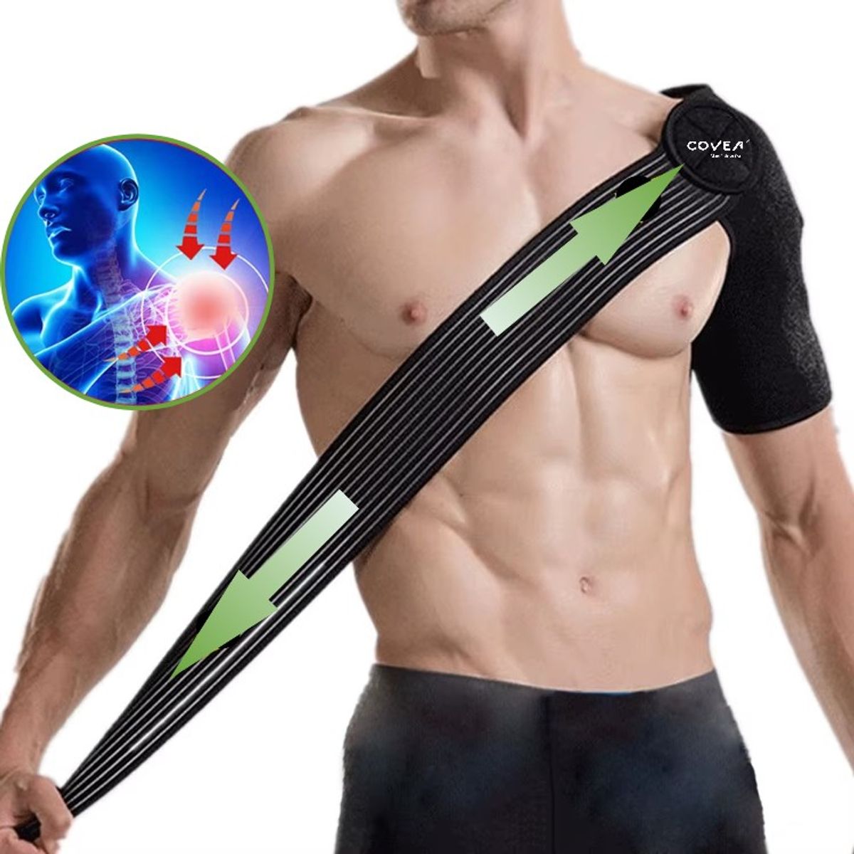 COVER - Soporte de Hombro Universal COVER - Negro  Talla única