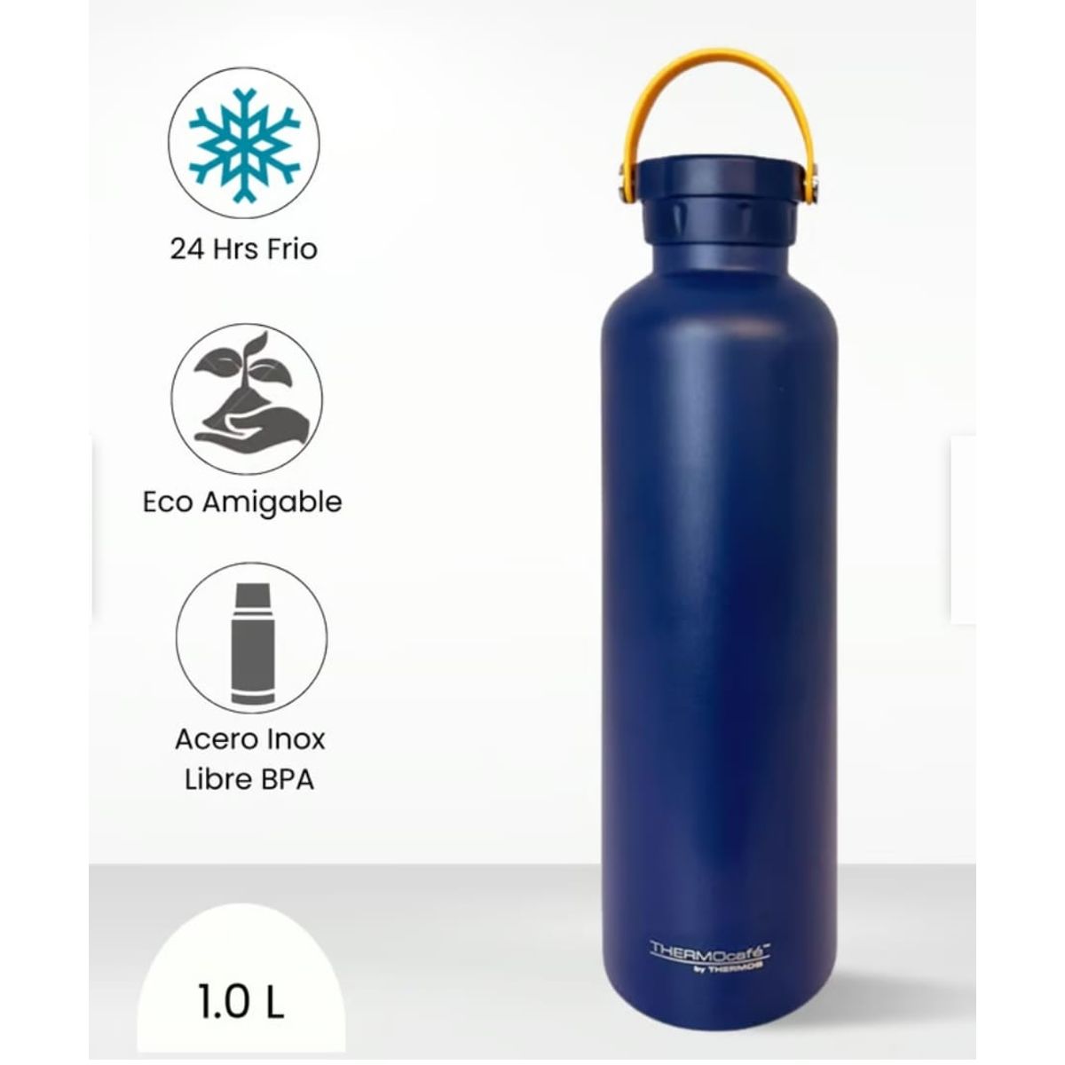 THERMOS - botella tomatodo termico  de acero Swingo  1000ml AZUL