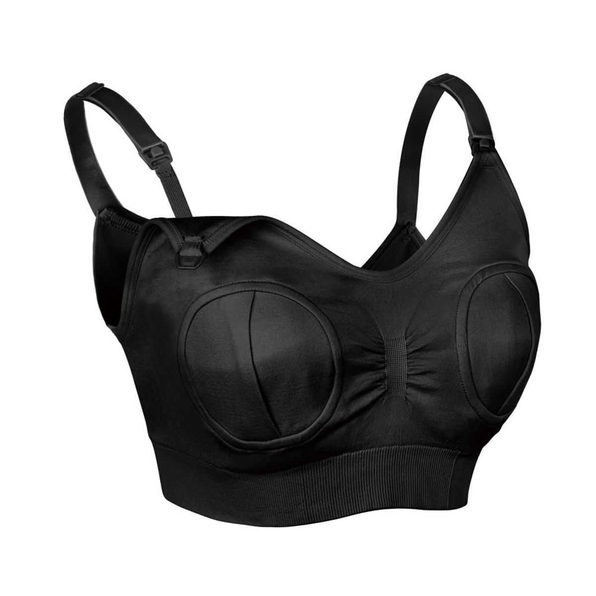 HAAKAA - Brasier de lactancia manos libres color negro TALLA M