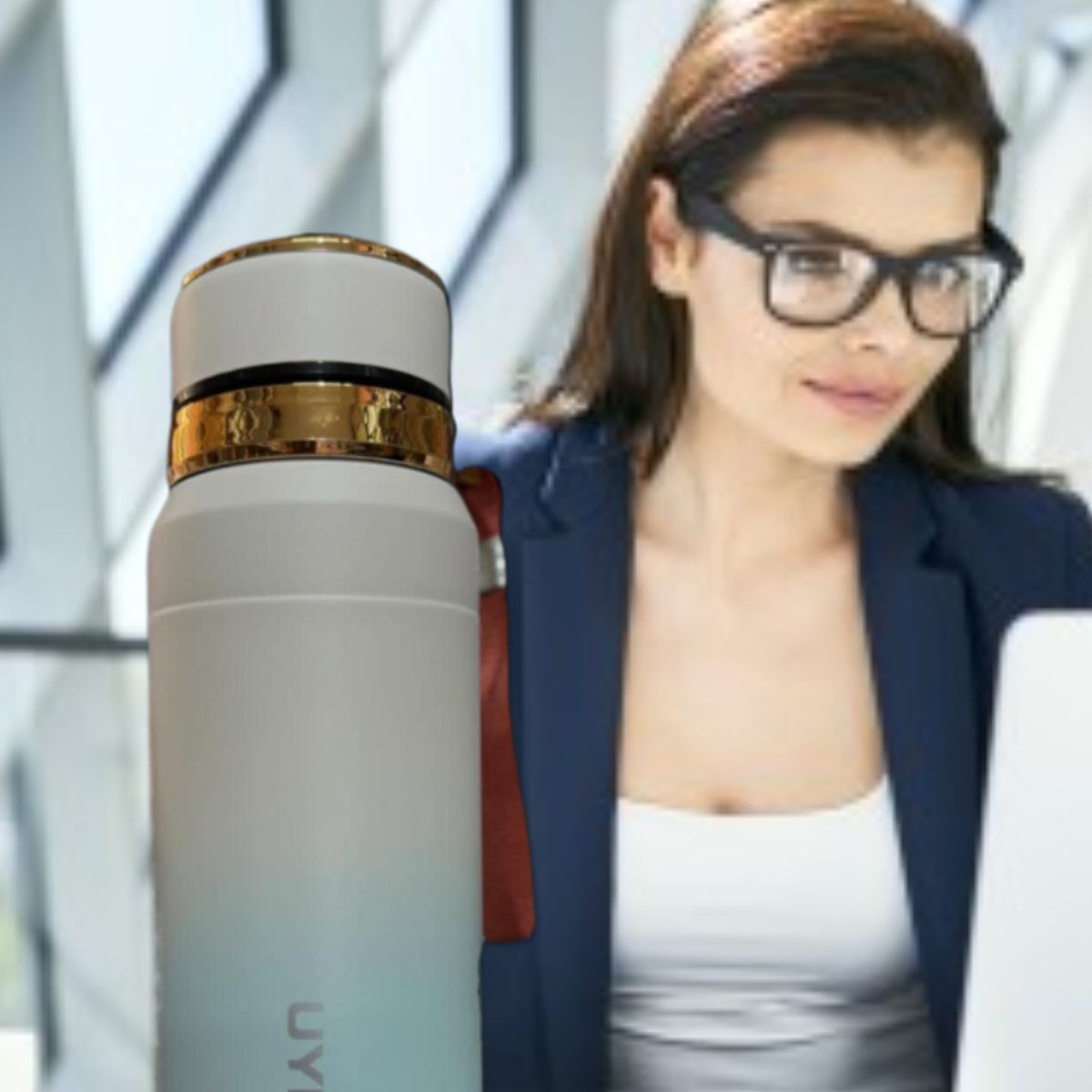 GENERICO - BOTELLA TOMATODO TÉRMICO ACERO INOX 316 TERMO PREMIUM 1L