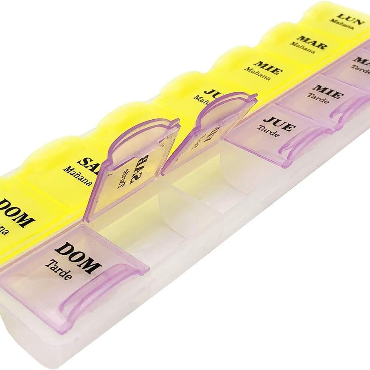 GENERICO - Pastillero Semanal de 2 tomas diarias 14 compartimientos