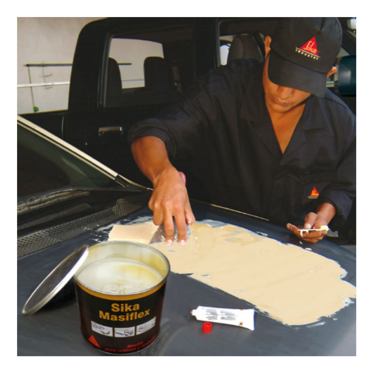 SIKA - 6x5 Masillas p relleno y acabo Sika Masiflex x600gr