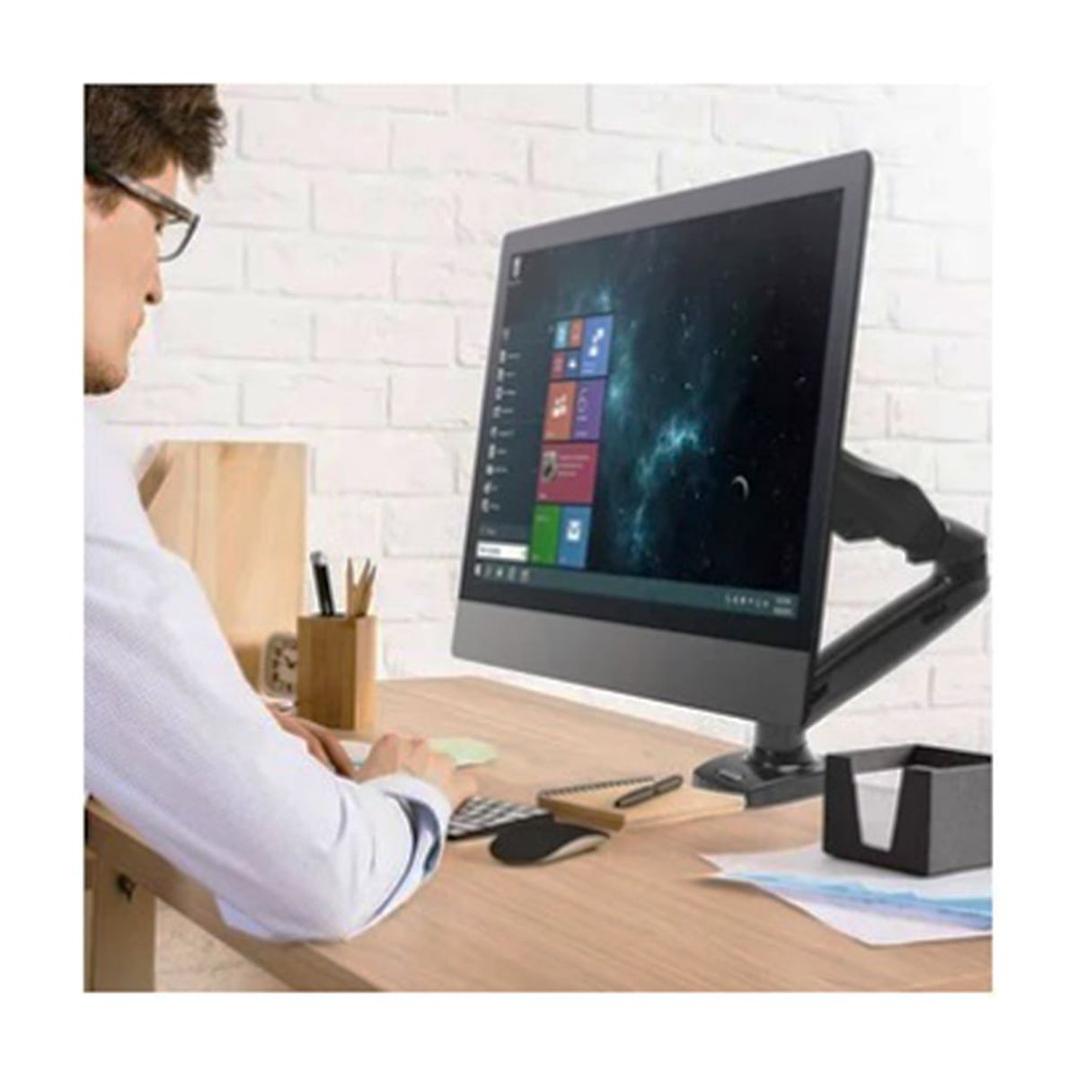 CELESTIUM - RACK soporte hidráulico para MONITOR TV de 13 a 27 PULGADAS