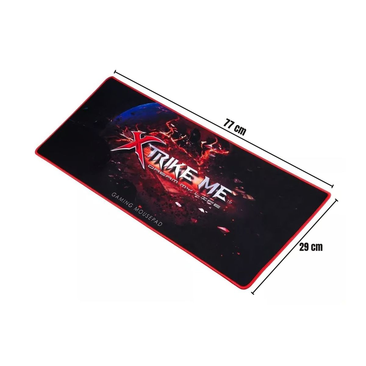 XTRIKE ME - MousePad Gamer Base Goma Antideslizante Talla L Xtrike Me MP-204