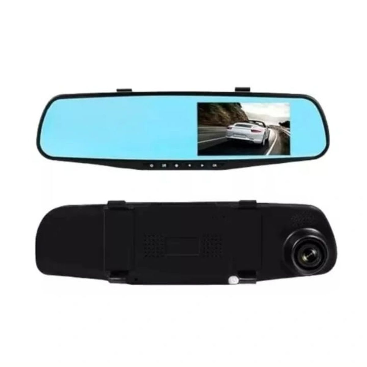 GENERICO - Espejo Retrovisor Dvr Multimedia 4.3 Con Cámara Frontal