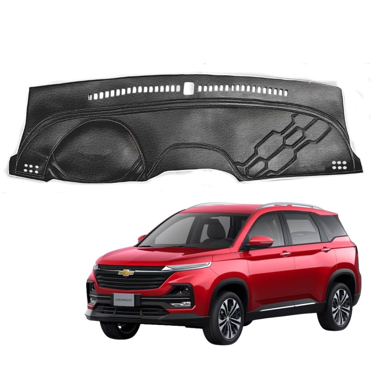 TECGO - PROTECTOR CUBRE TABLERO TIPO CHEVROLET CAPTIVA PREMIER 2024