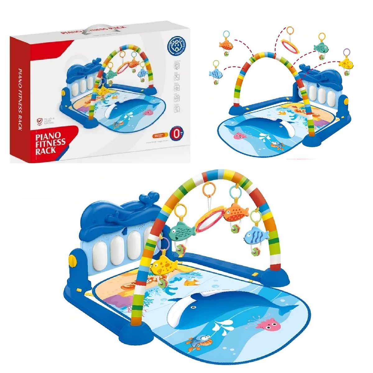 HUANGER - Gimnasio Bebe Piano Fitness Rack Musical huanger