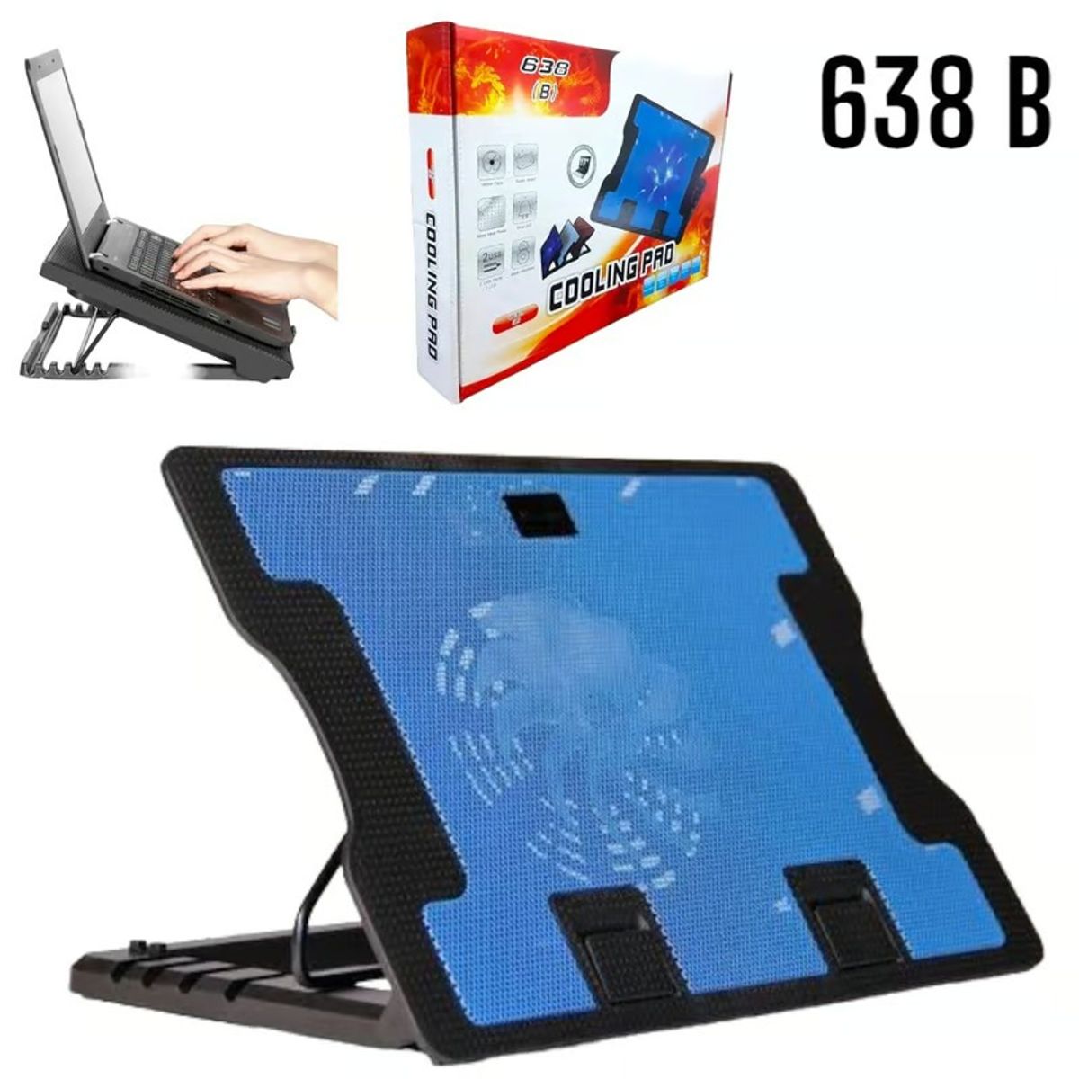 OEM - Cooler Pad para Laptop Tablet Notebook desde 9 a 17 Recalentamiento