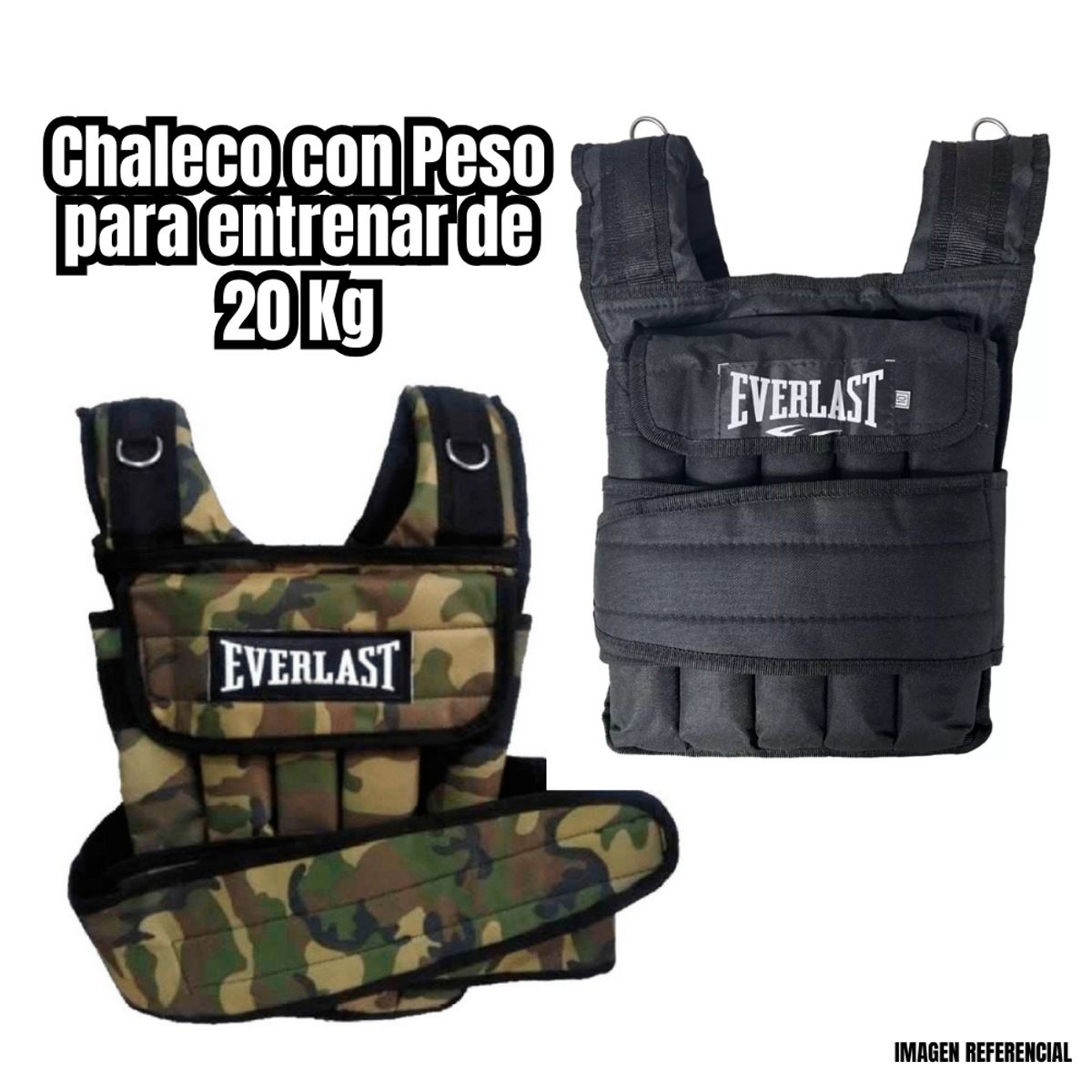 GENERICO - Chaleco con Peso 20Kg - NV