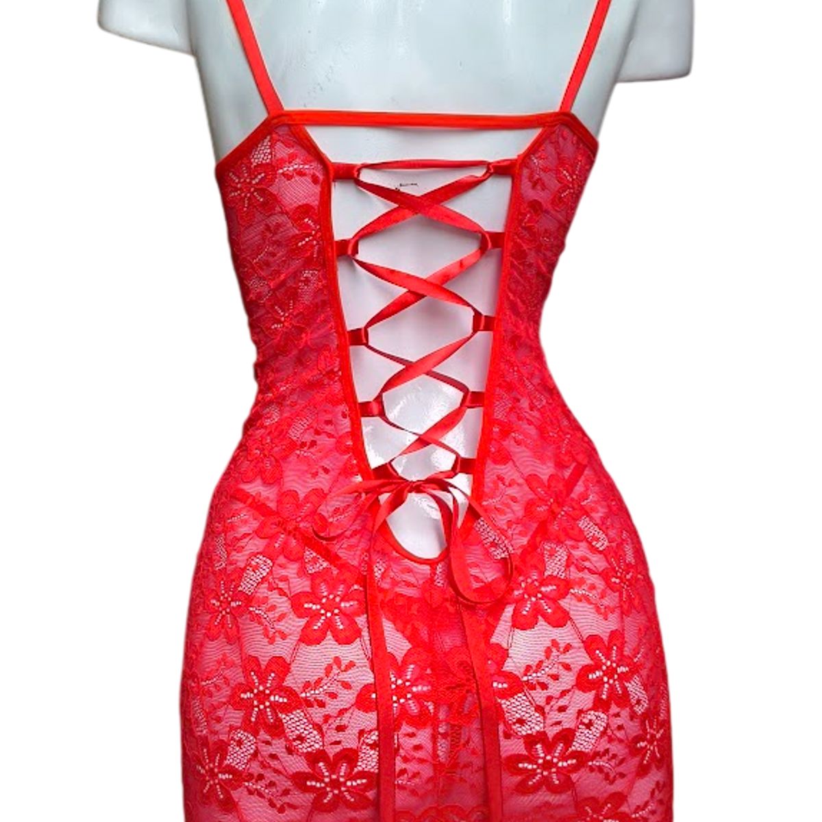 GENERICO - BABYDOLL DE ENCAJE LENCERÍA SEXY