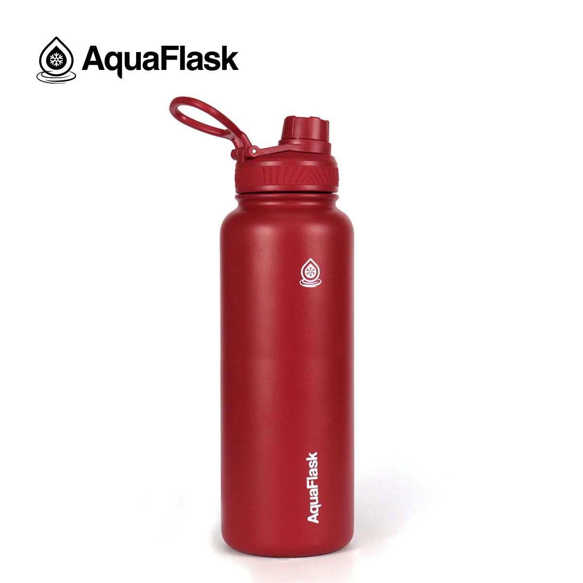 AQUAFLASK - Botella de Acero Inoxidable 1.2 L Cherry Red