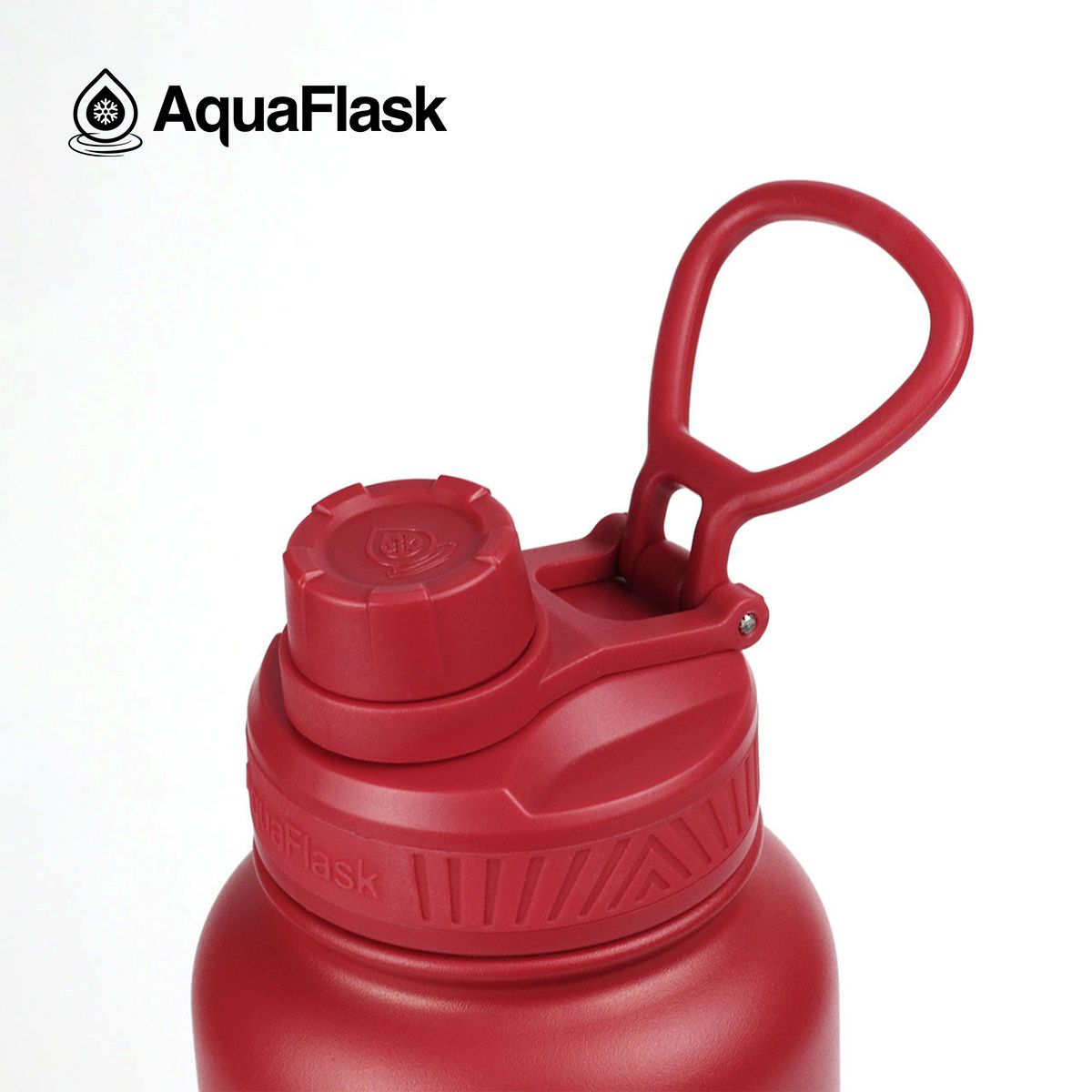 AQUAFLASK - Botella de Acero Inoxidable 1.2 L Cherry Red