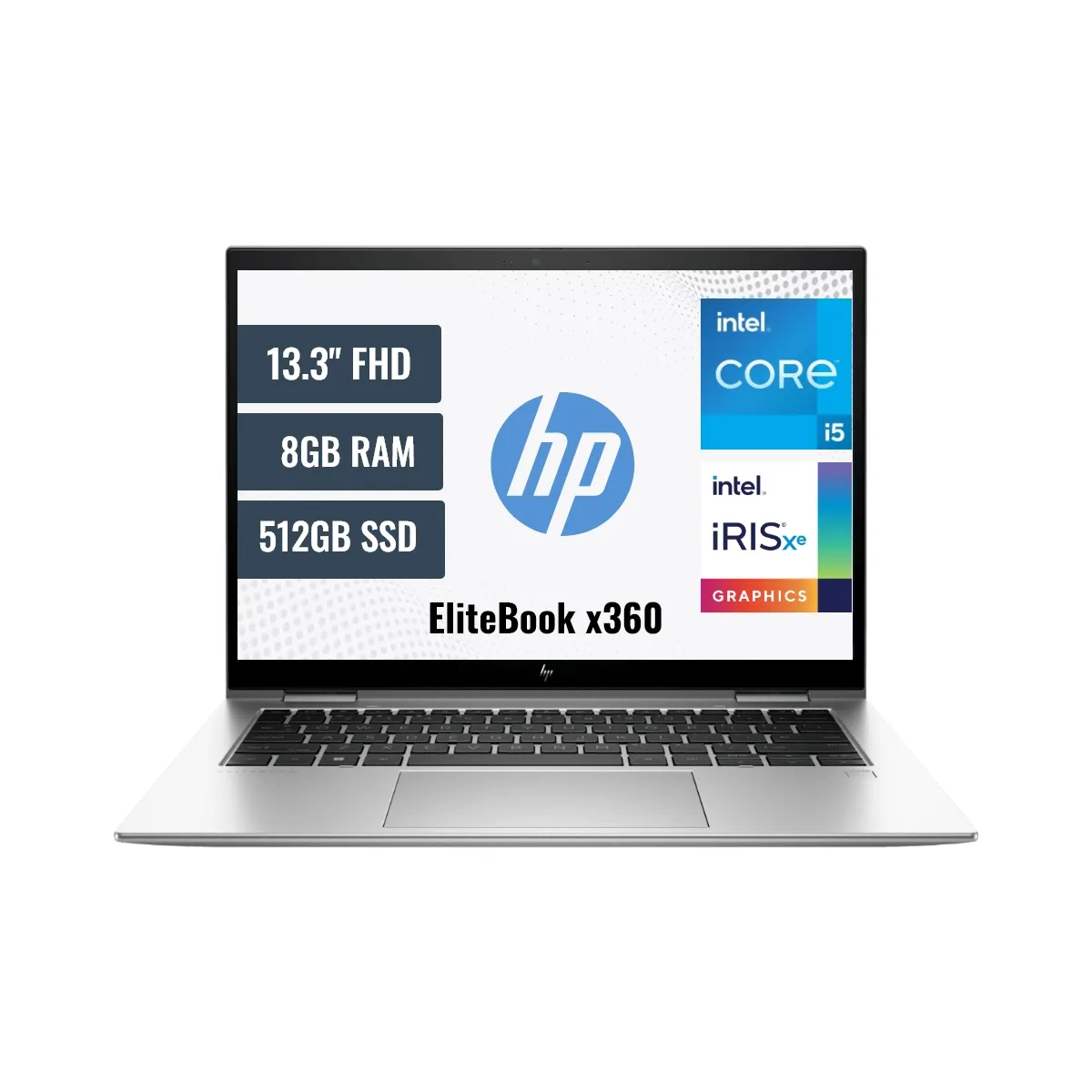 HP - Laptop HP EliteBook x360 1030 G8 Intel Core i5 1145G7 8GB RAM 512GB SSD 133 FHD Windows 10 Pro