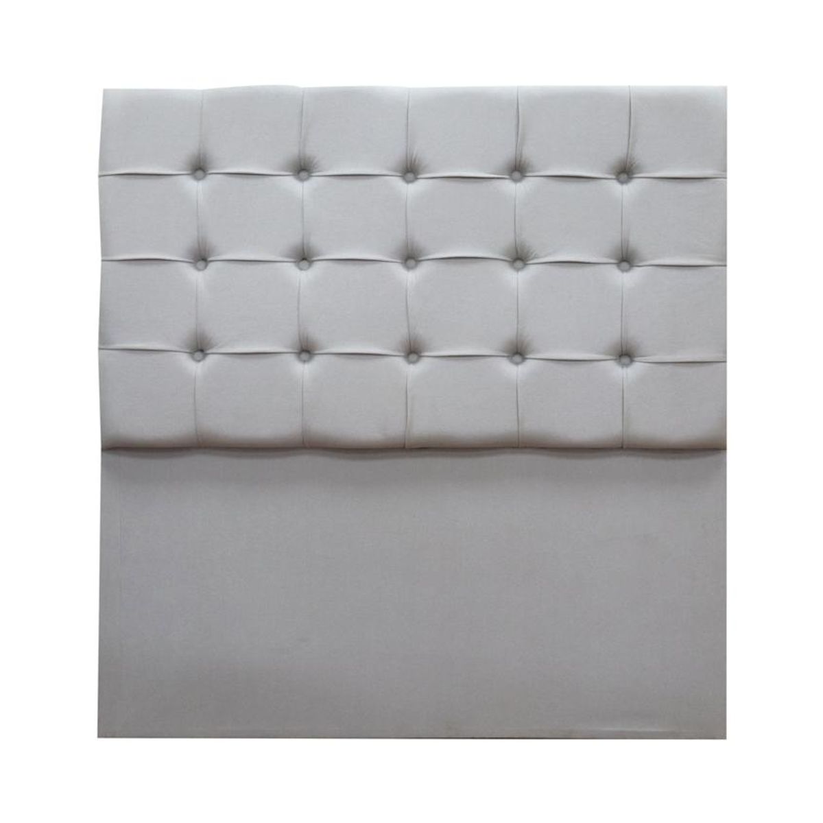 MUEBLES MACRUMO - Cabecera Alta Belmont de King Plz - Color Gris claro antifluido