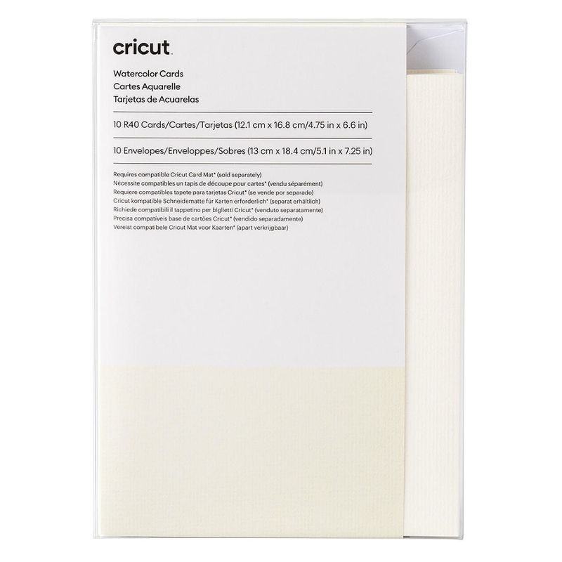 CRICUT - Cricut - Kit de Tarjetas Y Sobres Para Acuarelas - R40 - 10 Unid