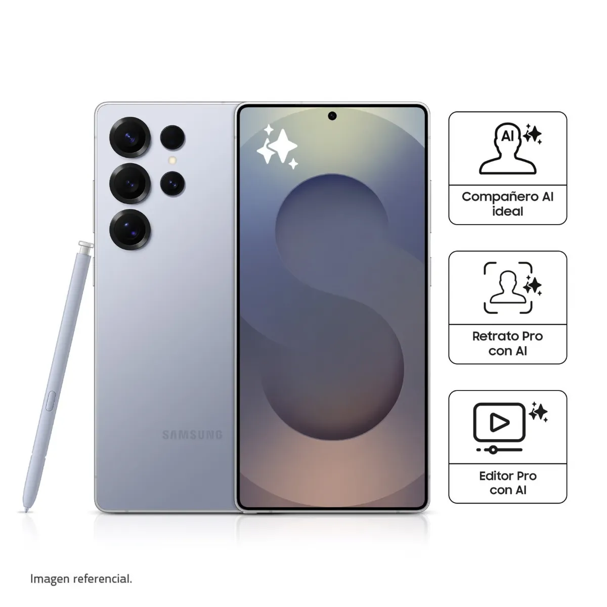 SAMSUNG - Celular Galaxy S25 Ultra 512GB 12GB Titanium Silverblue