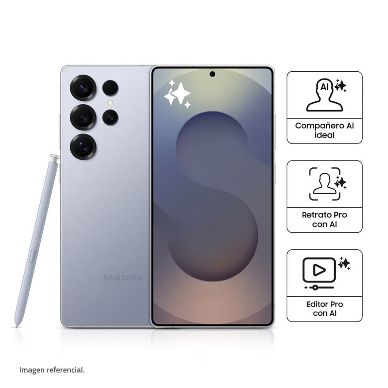 SAMSUNG - Celular Galaxy S25 Ultra 512GB 12GB Titanium Silverblue
