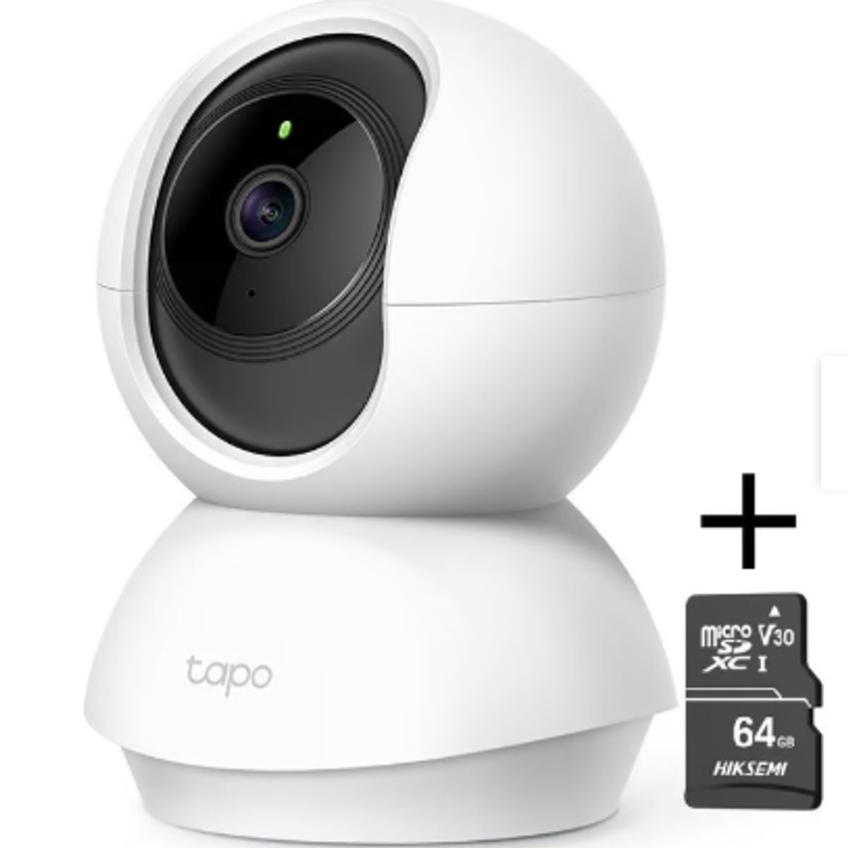 EZVIZ - Cámara de Seguridad para Interiores TAPO C200 2MP Full HD + SD 64GB