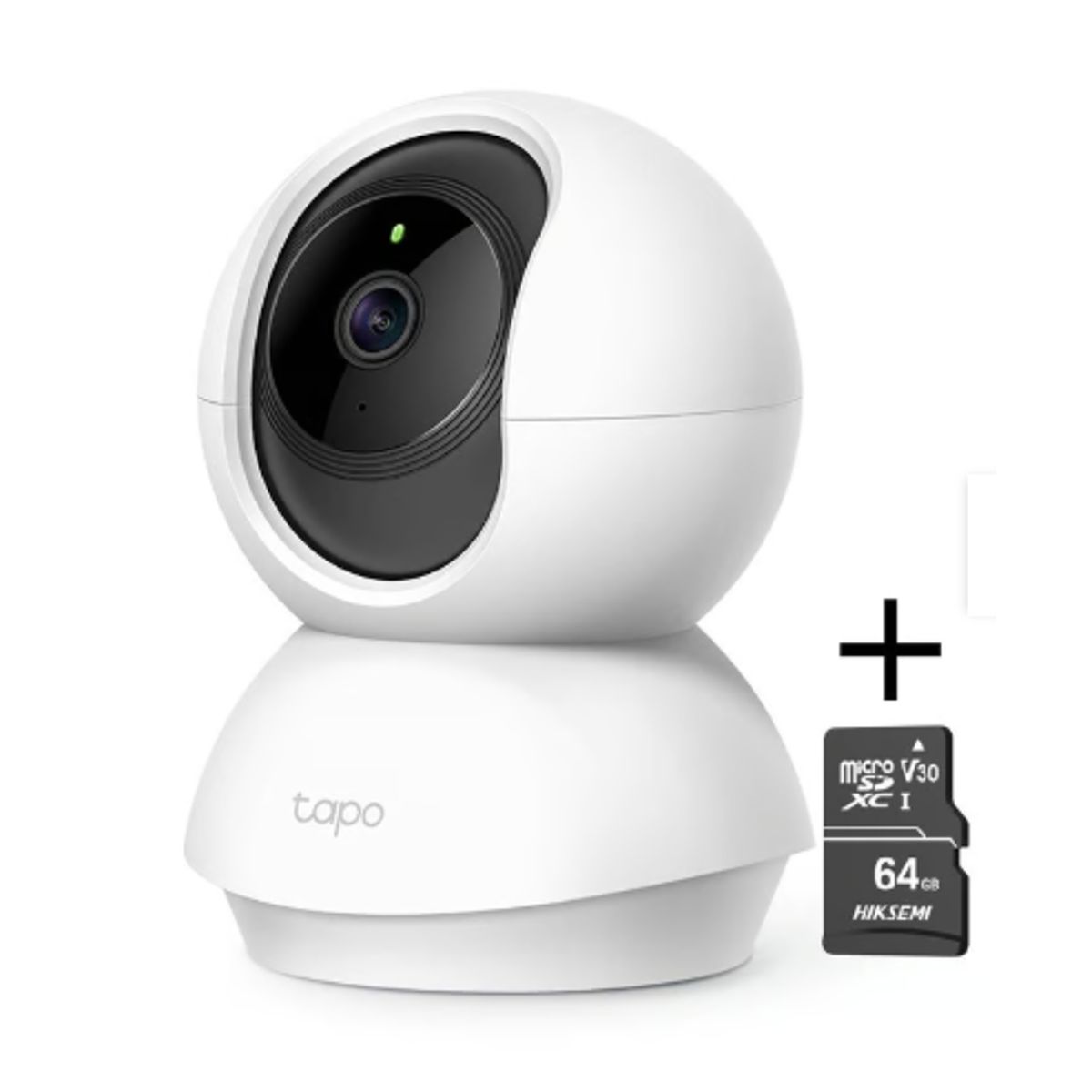 EZVIZ - Cámara de Seguridad para Interiores TAPO C200 2MP Full HD + SD 64GB