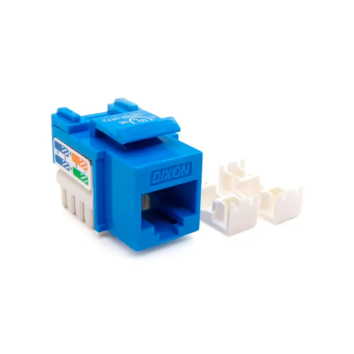 DIXON - JACK RJ-45 DIXON CAT5E DE CAL 22-26 AWG COLOR AZUL PN KJ8-CE-USBLN