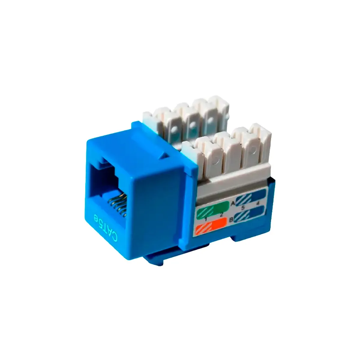 DIXON - JACK RJ-45 DIXON CAT5E DE CAL 22-26 AWG COLOR AZUL PN KJ8-CE-USBLN