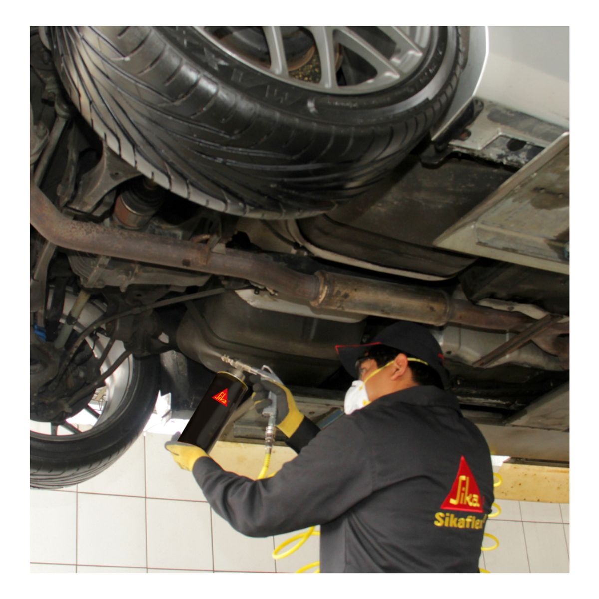 SIKA - 2Resina Protectora p Autos Sikagard®VR-840 1L+Sikasil Marine