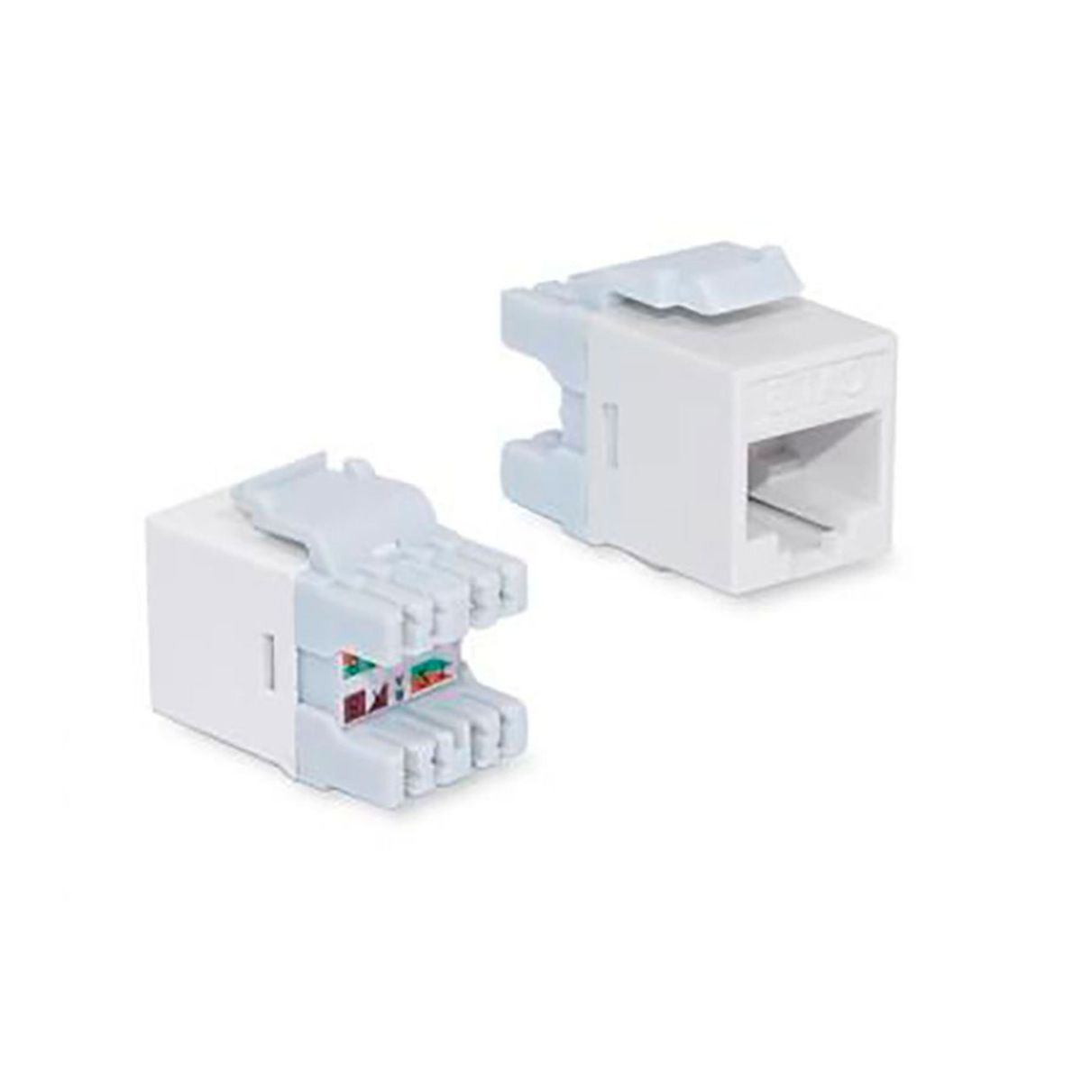 DIXON - JACK RJ-45 DIXON CAT6 CAL 22-26 AWG COLOR BLANCO PN KJ88-C6-USWH