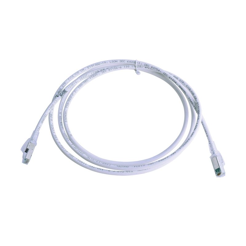SIEMENS - PATCH CORD SIEMON CAT6A LSZH 21M COLOR BLANCO PN ZM6A-S07-02B