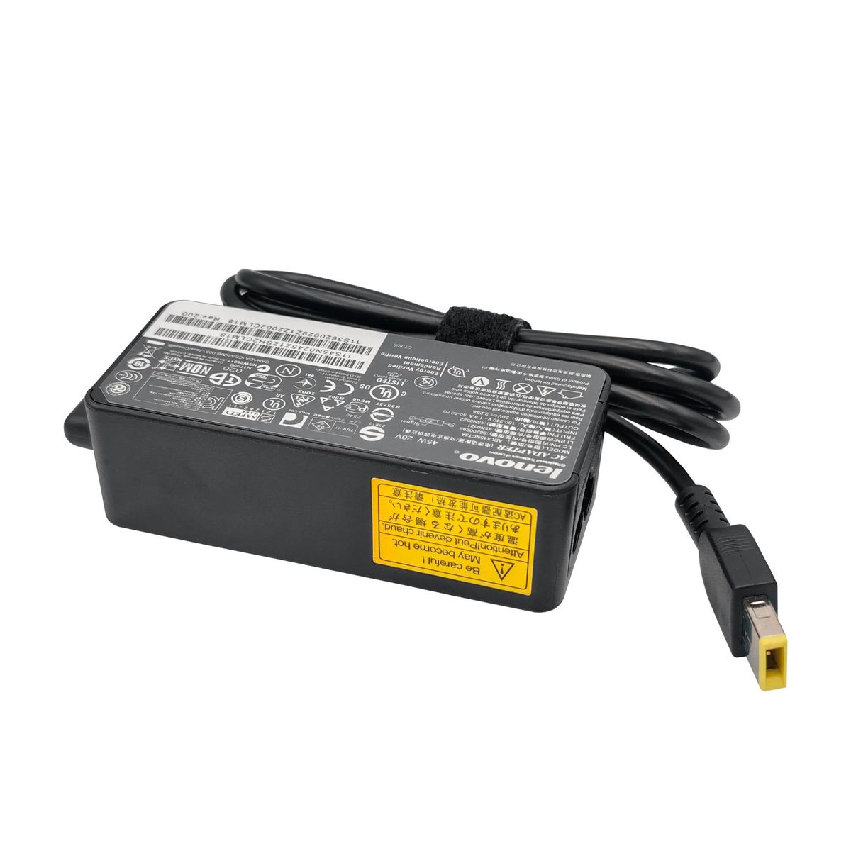 LENOVO - CARGADOR LENOVO 45W 20V 225A PUNTA AMARILLA USB PN ADLX45NCT3A