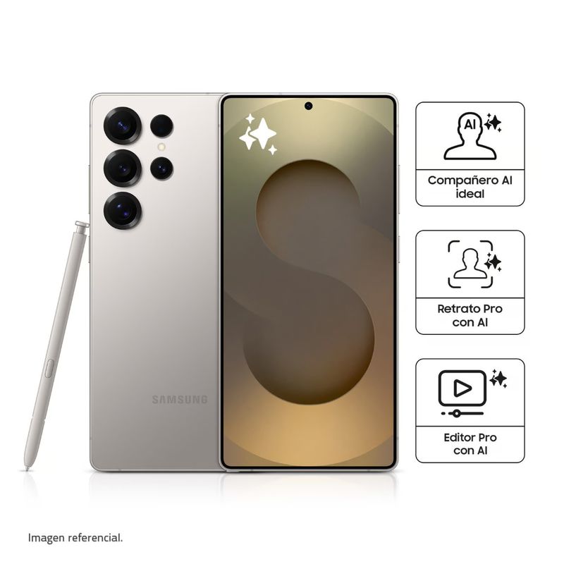SAMSUNG - Celular Galaxy S25 Ultra 512GB 12GB Titanium Gray