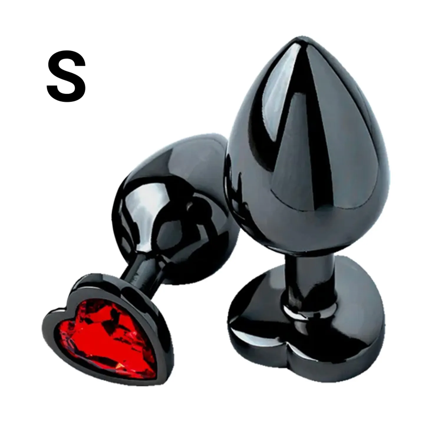 Plug Talla S Dilatador Anal de Aluminio Consolador Joya Corazon Rojo DR  PINKY | Falabella Per