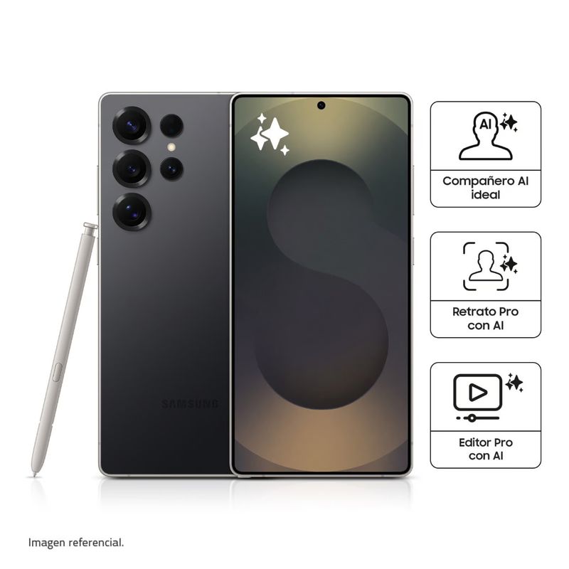 SAMSUNG - Celular Galaxy S25 Ultra 512GB 12GB Titanium Black