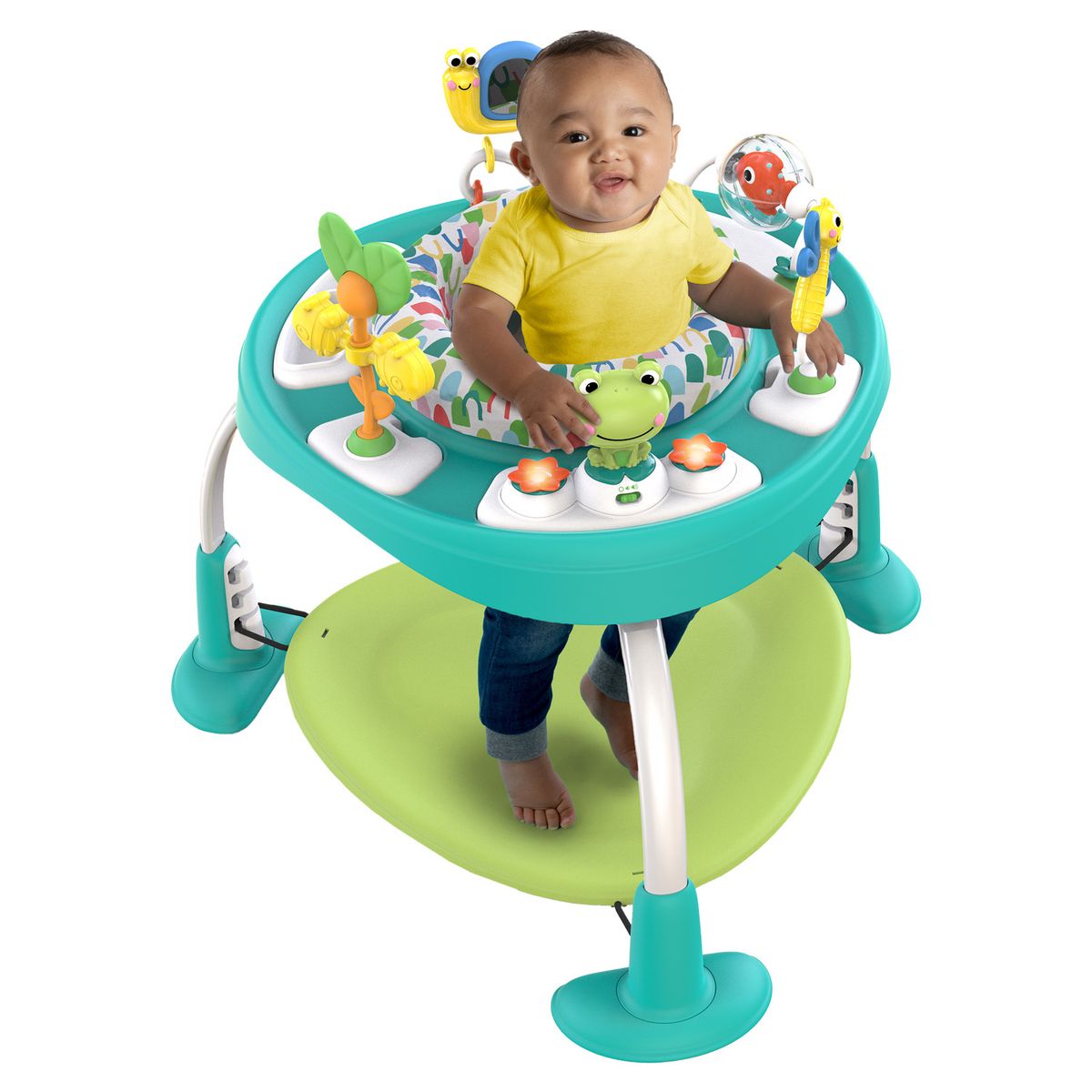 BRIGHT STARTS - Centro de actividades Bebé 2 en 1 Bouncer Bright Starts