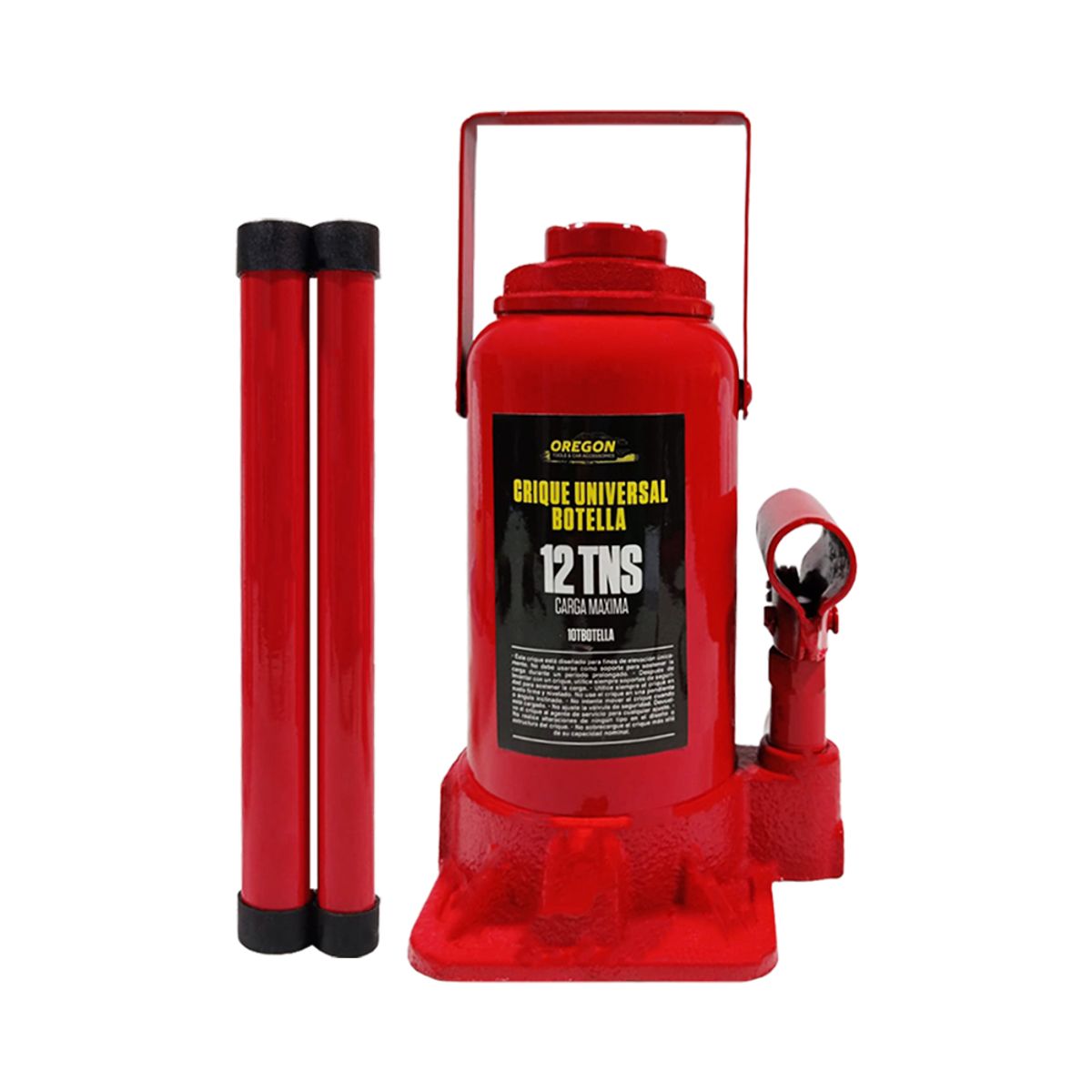 OREGON - Gata Hidráulica Tipo Botella 12 Ton Universal Auto Oregon