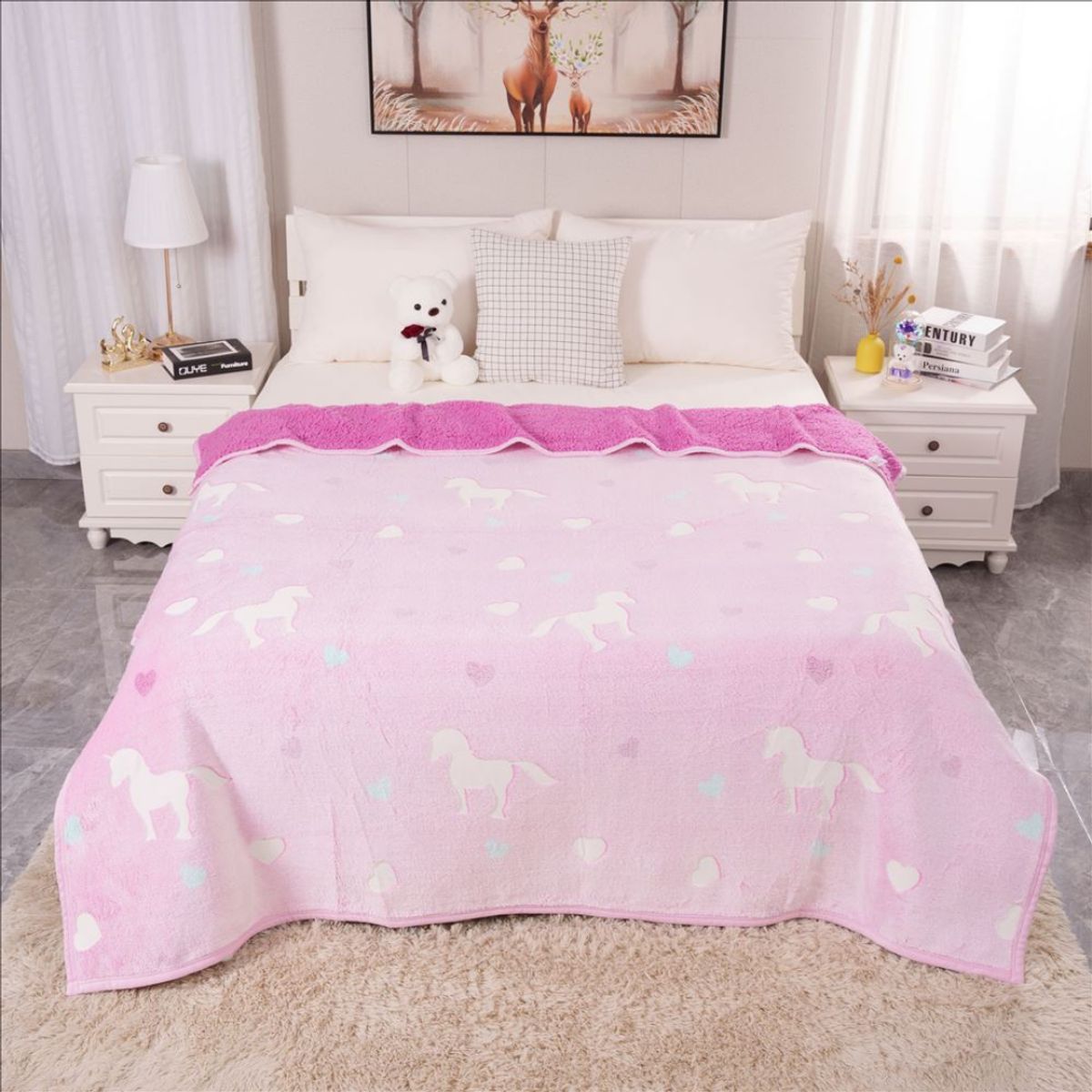 CASATEX - MANTA LUMINOSA CON CARNERO