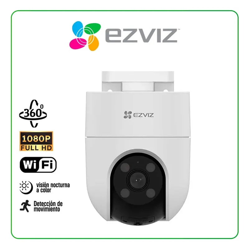 EZVIZ - Cámara de Seguridad para Exteriores EZVIZ H8C 2MP Full HD