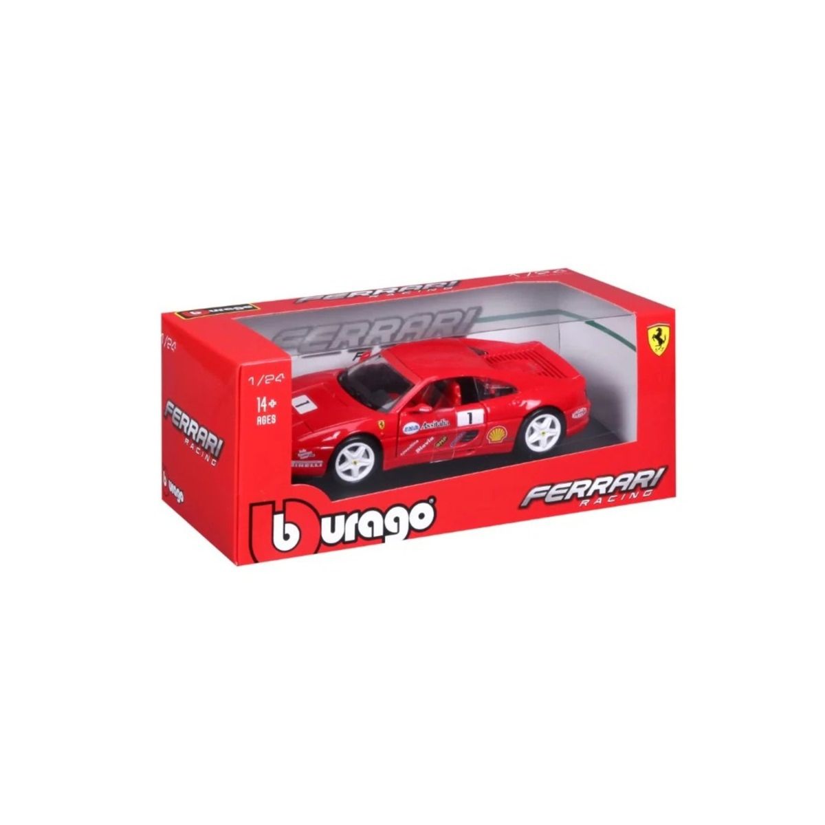 BBURAGO - Auto Coleccionable 1/24 Ferrari Racing F355 Cchallenge 11