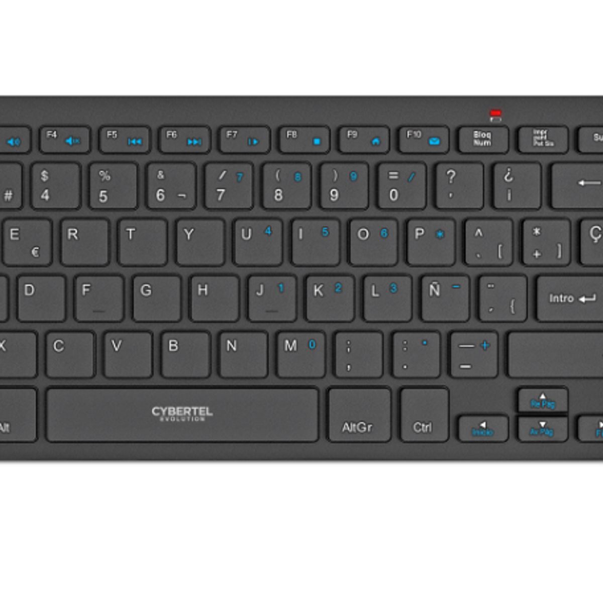 CYBERTEL - Kit EVOLUTION BLACK CYB WT801 Teclado+ Mouse Wifi CYBERTEL