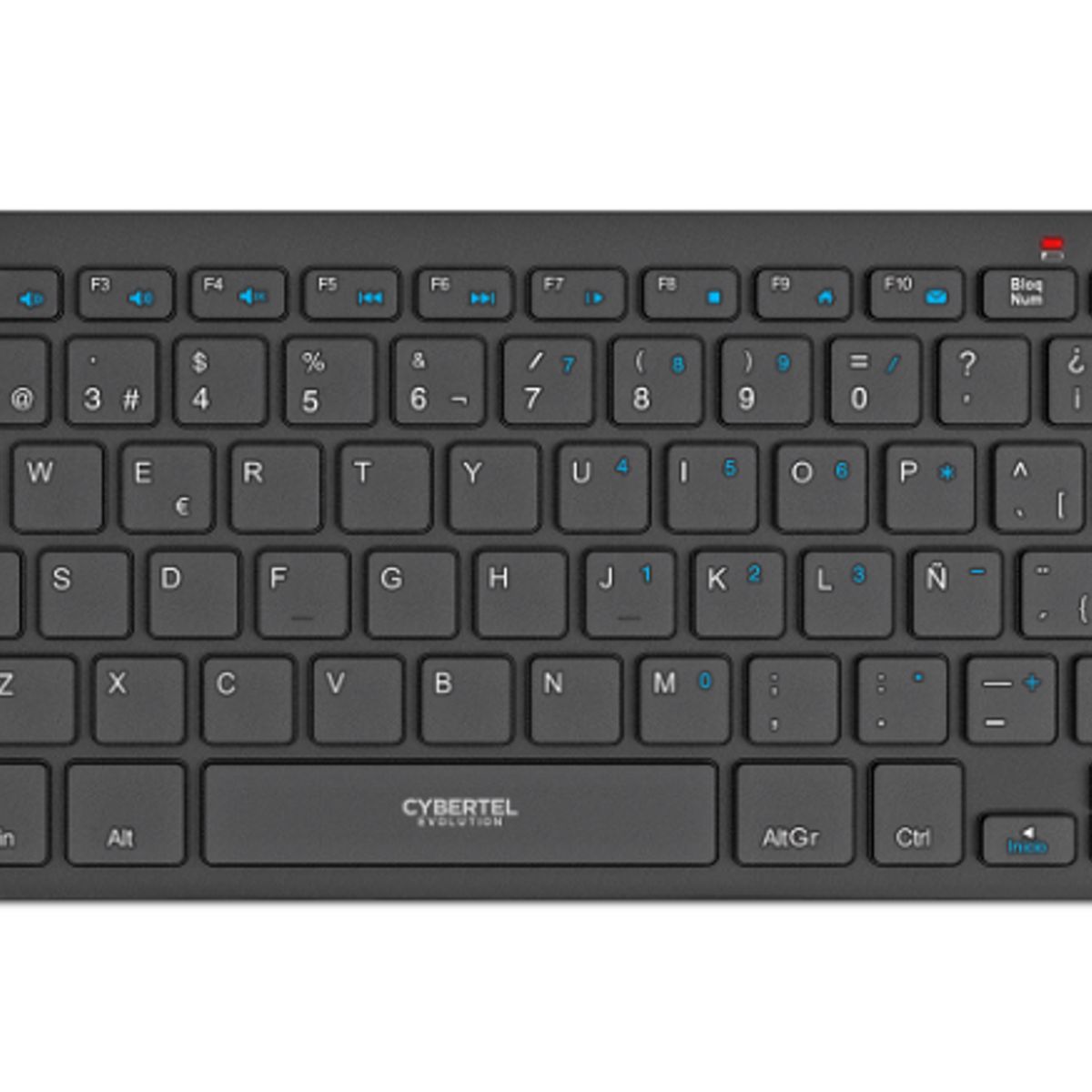 CYBERTEL - Kit EVOLUTION BLACK CYB WT801 Teclado+ Mouse Wifi CYBERTEL