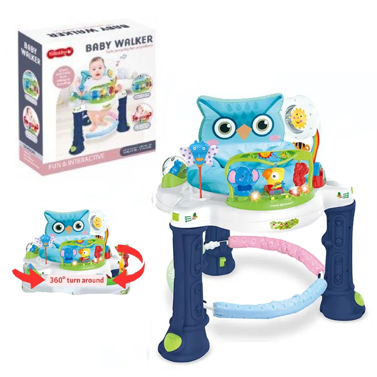 GENERICO - Centro de actividades con luces y sonidos -Buho