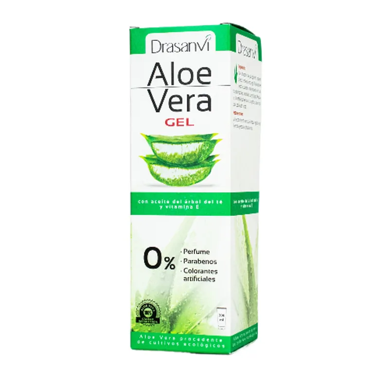 DRASANVI - Gel Aloe Vera con Aceite del Árbol del Té y Vitamina E 200 ml