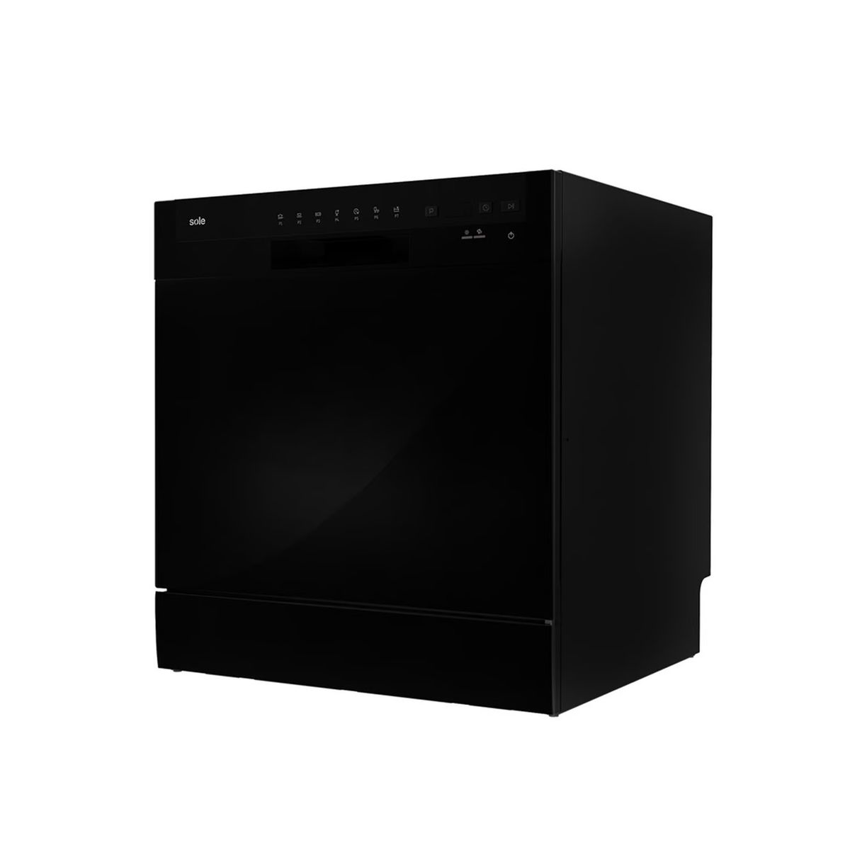 SOLE - Lavavajilla Sole 8 sets Lib/inst BLACK SOLLAVAJ002B