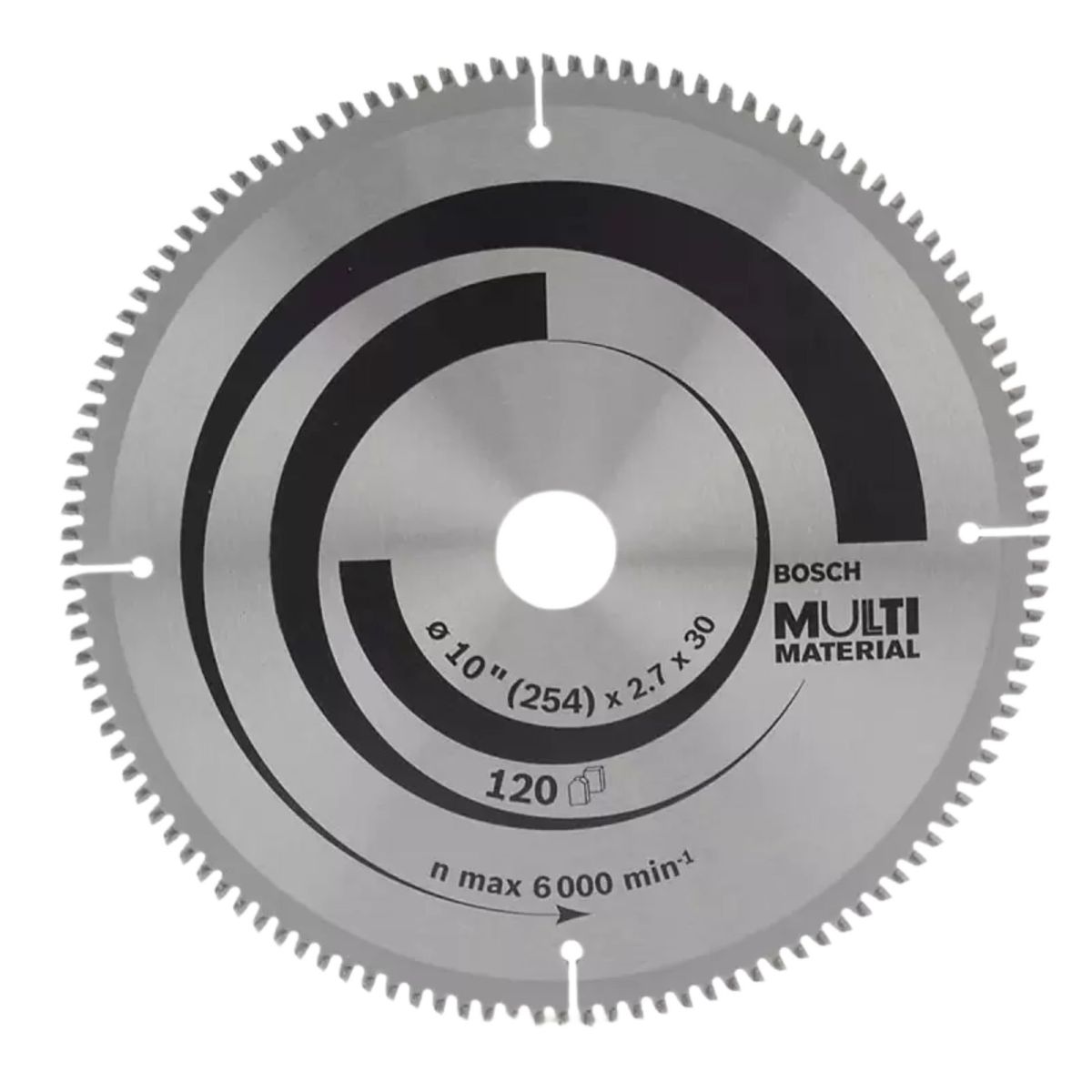 BOSCH - DISCO CARBURADO DENTADO CORTE MADERA MULTIMATERIAL 10 X 120D - BOSCH