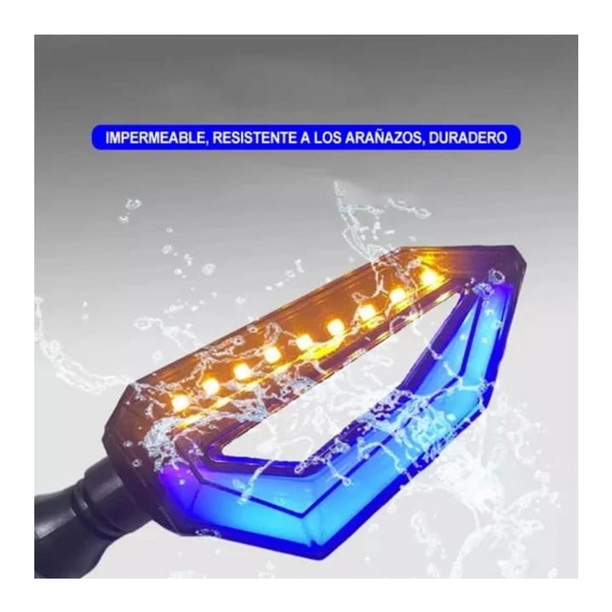 GENERICO - Par Luces Led Direccionales para moto