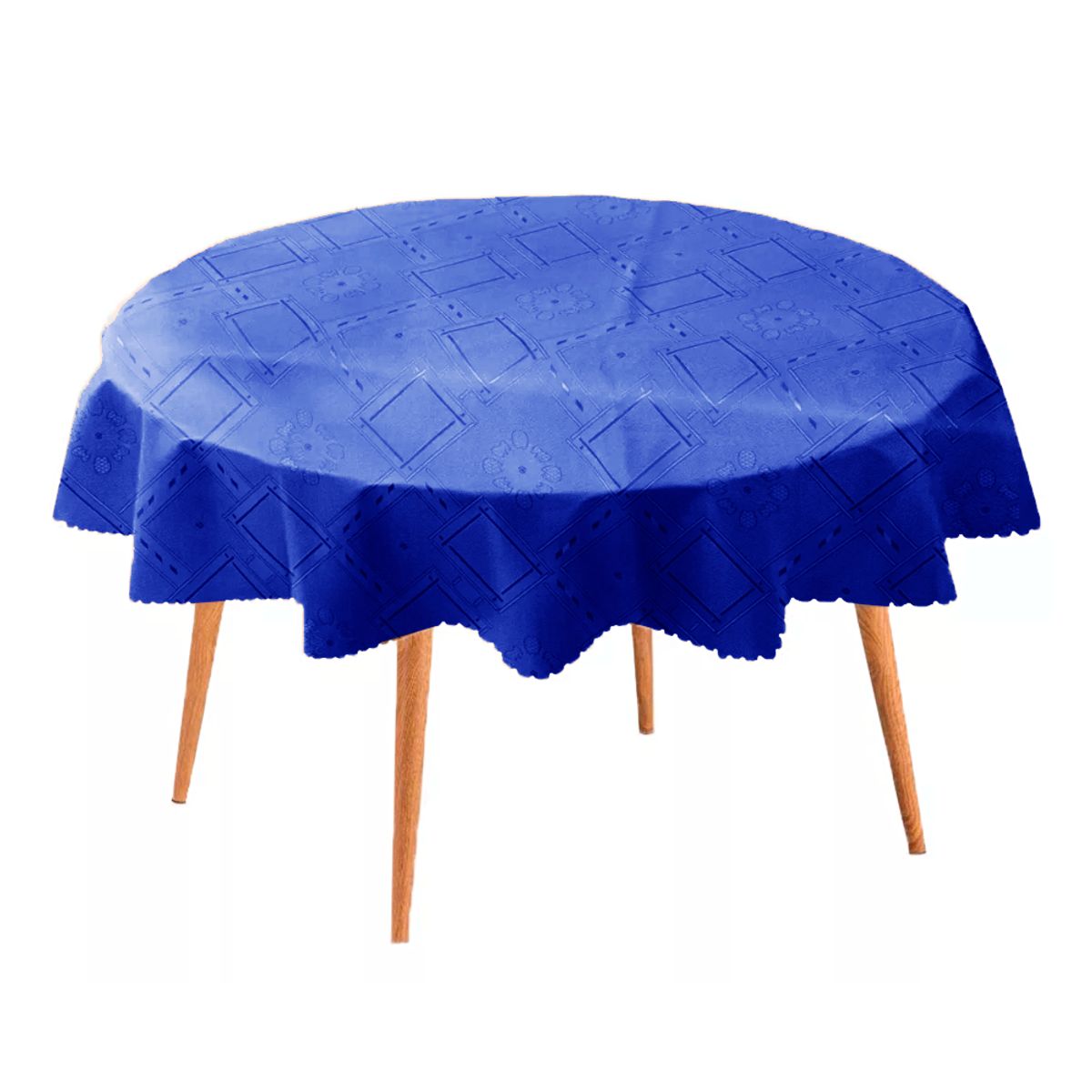 INSPIRA - Mantel de Mesa Circular con Diseño Individual de Hilo 180cm x 180cm