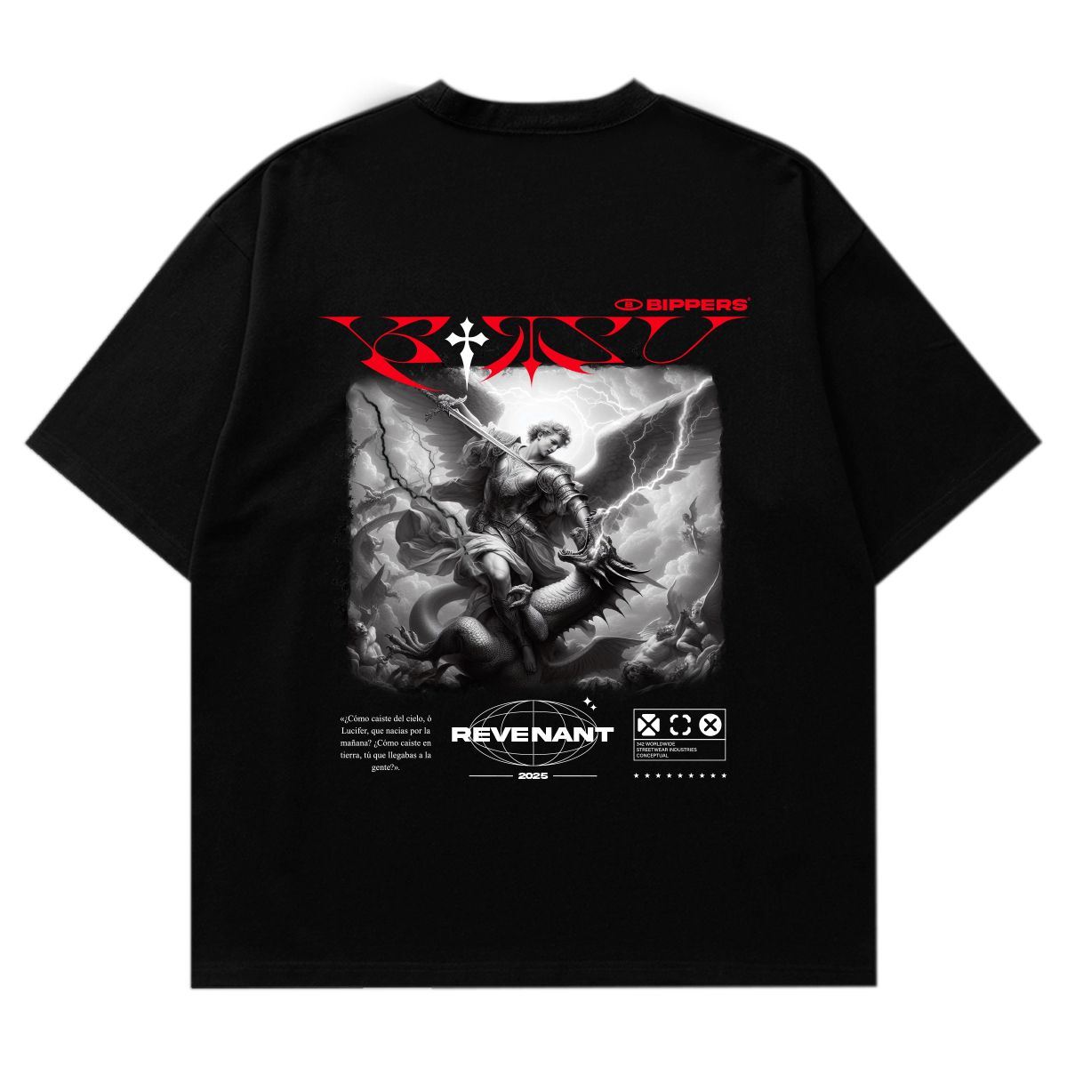 HOLGU - Polo Oversize Hombre Algodon Angel