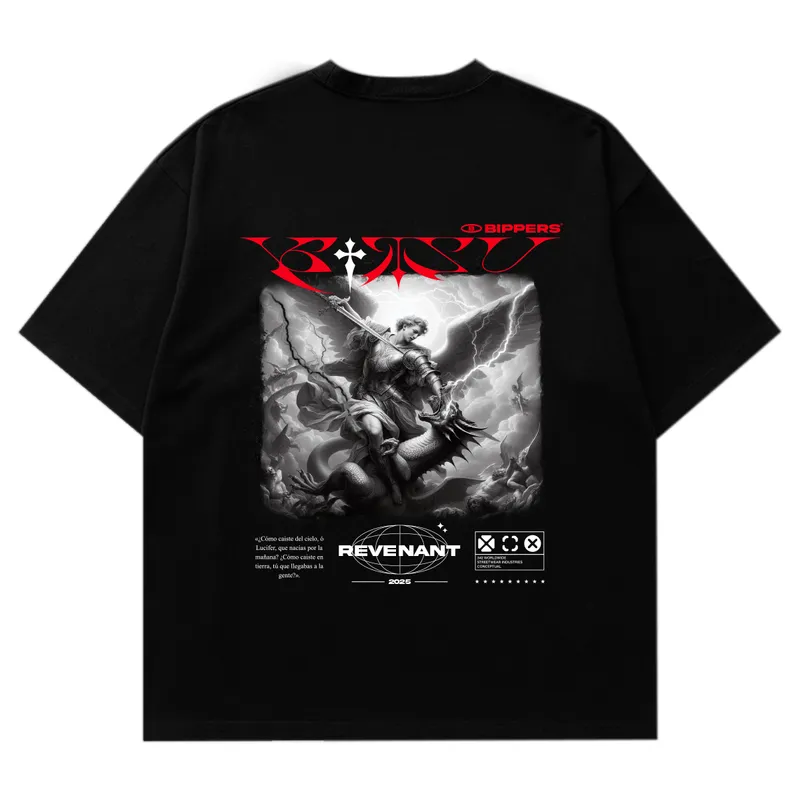 HOLGU - Polo Oversize Hombre Algodon Angel