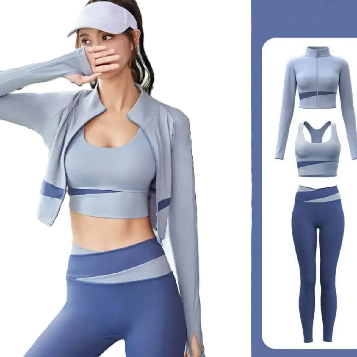 EPAUS - Conjunto Deportivo para Mujer 3 Piezas