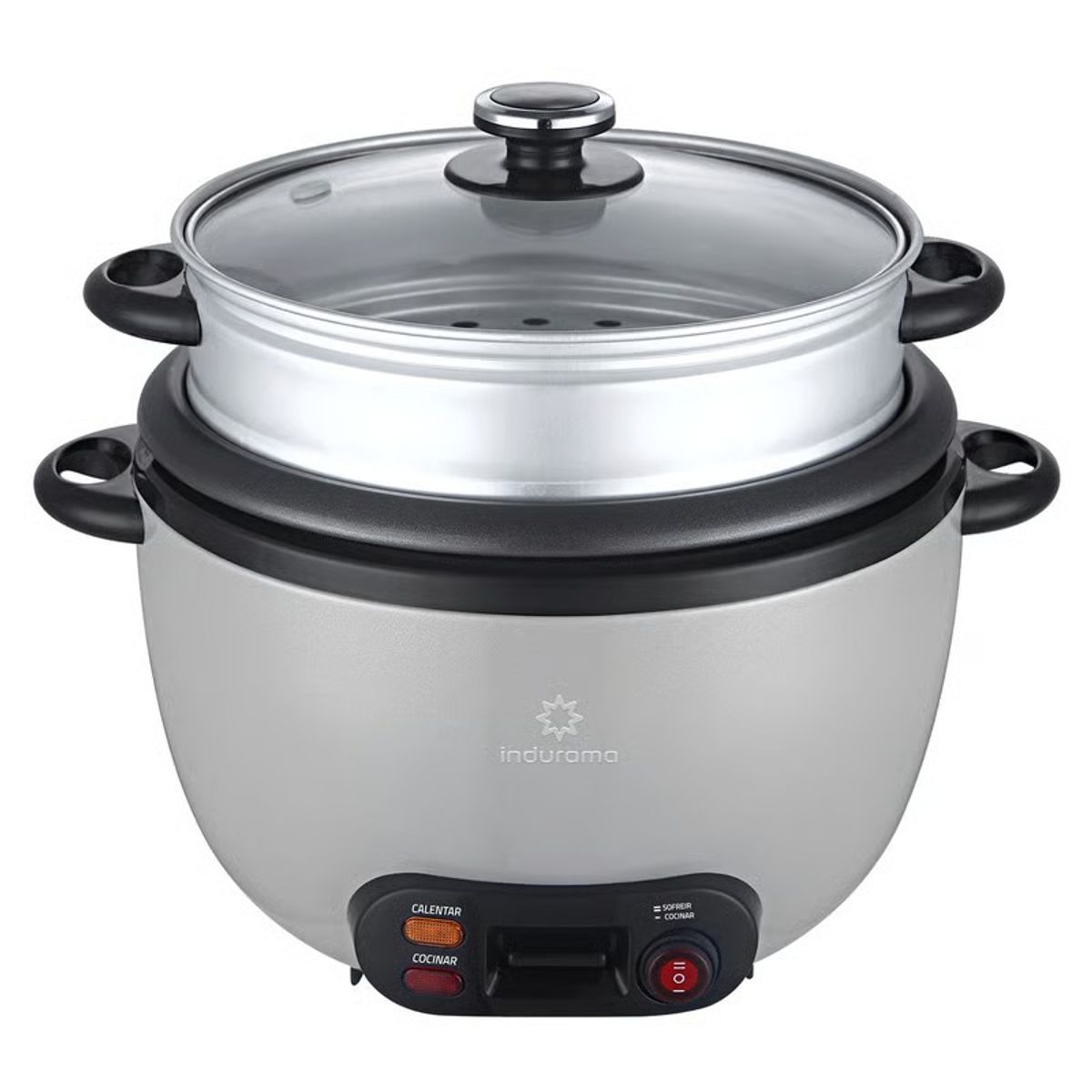 INDURAMA - Olla Arrocera de 1.8 Litros Indurama OAI-GR18 Gris